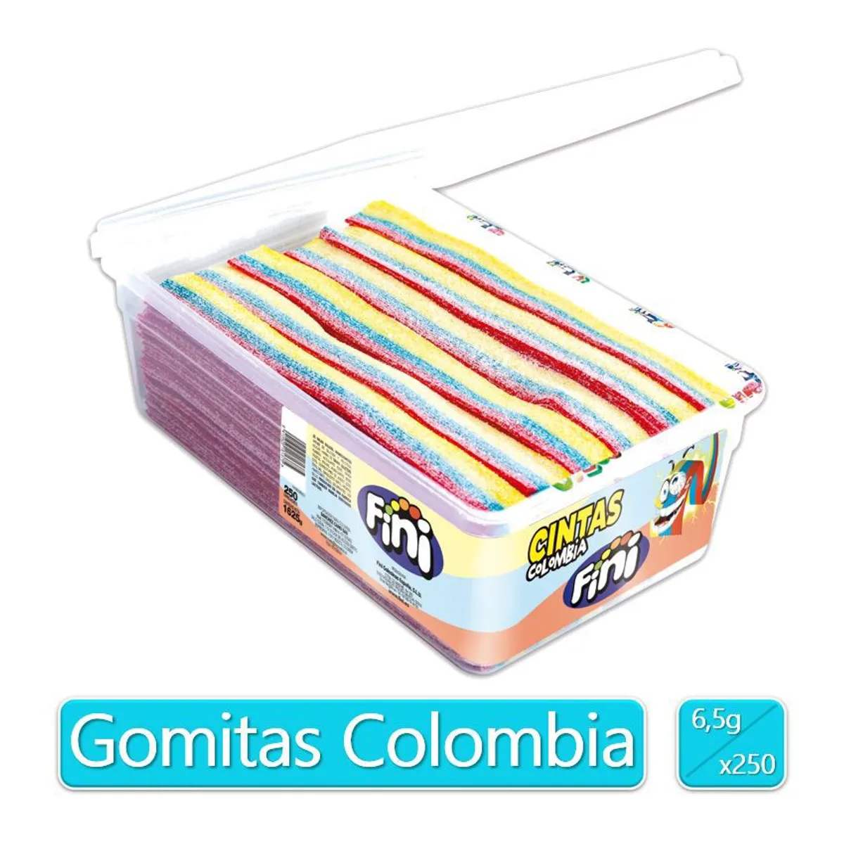 FINI - Gomas cinta colombia grande fini x 250 unid