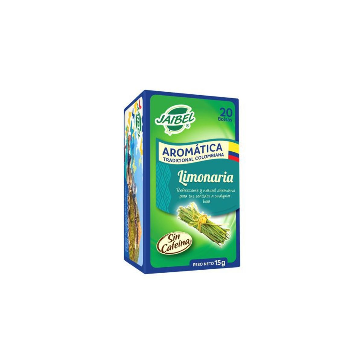 JAIBEL - Aromatica tradicional colombia limonaria jaibel x 20 unid