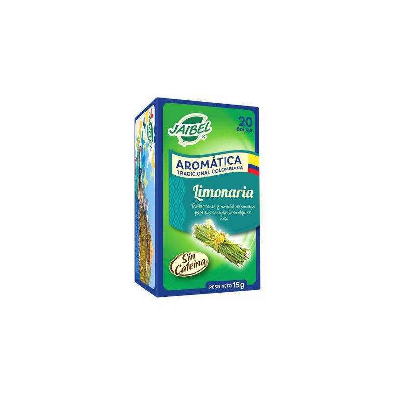 JAIBEL - Aromatica tradicional colombia limonaria jaibel x 20 unid