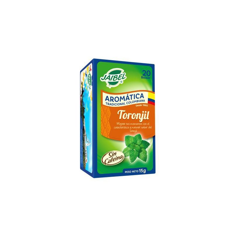 JAIBEL - Aromatica tradicional colombia toronjil jaibel x 20 unid