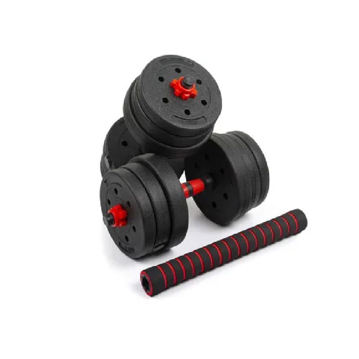 GENERICO - Kit de pesas termoforradas 20 Kg