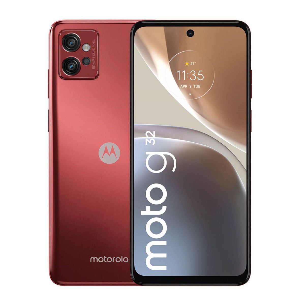 MOTOROLA - Celular Motorola Moto G32 128GB 4GB RAM Dual SIM Rojo