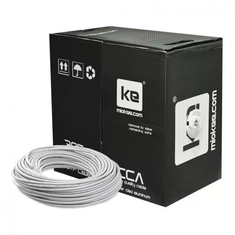 MIOKEE - Cable Utp Categoria 5e Caja 305 Metros Interior