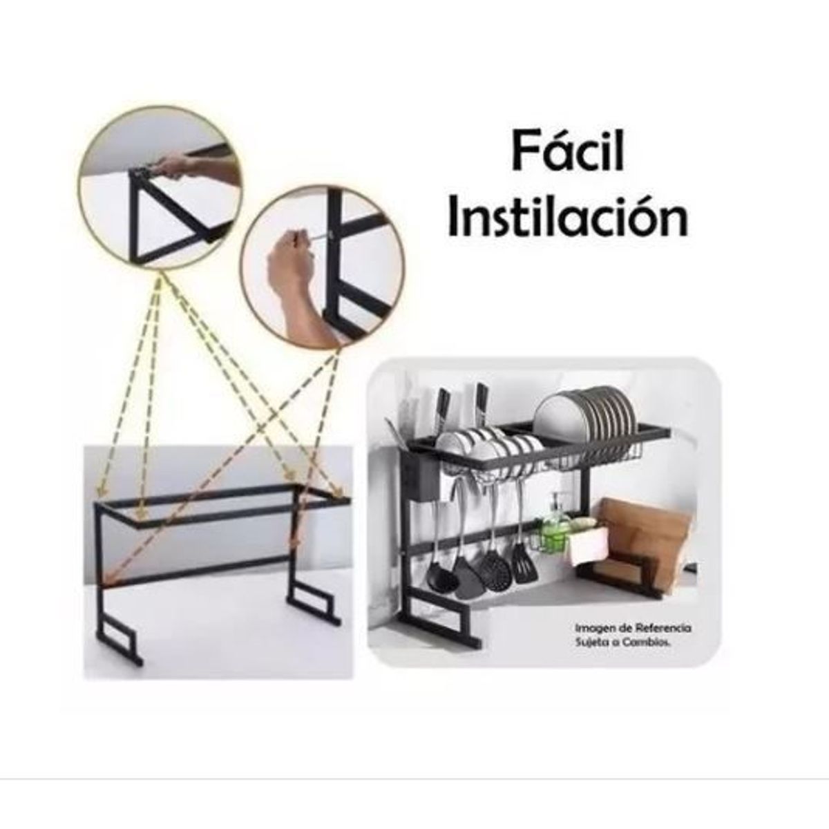 AMERICO SHOP - Escurridor de Platos Cocina Platero Ahorrador de Espacio