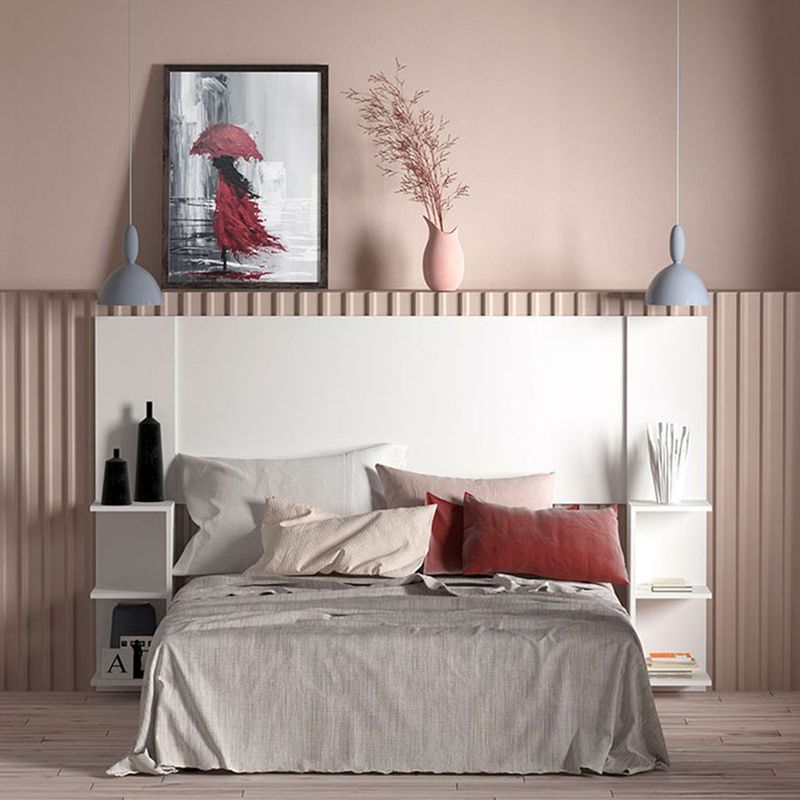 MUEBLES 2020 - Cabecera doble Phoenix Blanco