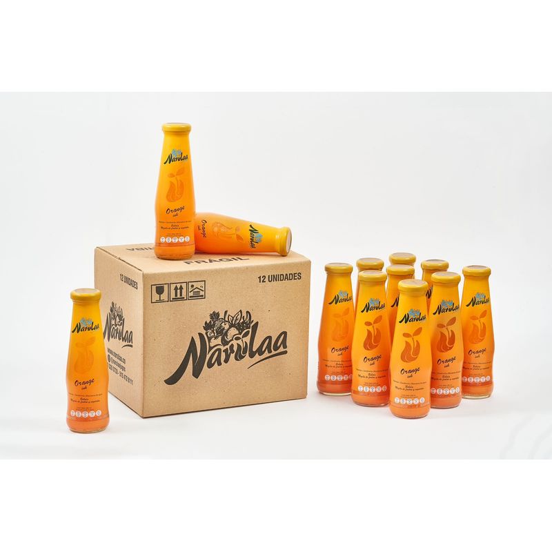 GENERICO - Jugos naturales- Narulaa - ORANGE INK- Caja por 12 Unds