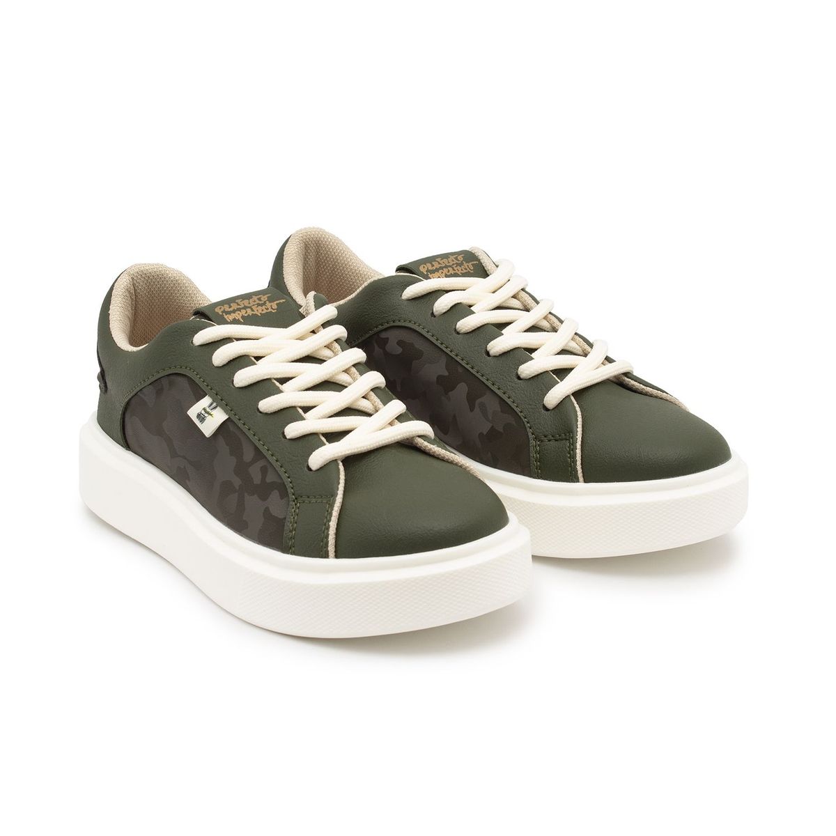 PERFECTO IMPERFECTO - Tenis ALDEN VERDE MILITAR para mujer marca PERFECTO IMPERFECTO
