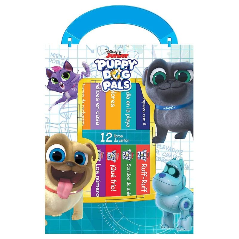 JUGANDO Y EDUCANDO - Mi Primer Biblioteca Mini Libros Puppy Dog Pals Para Niños