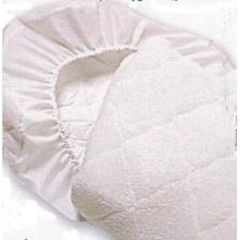 PLUMA HOME - combo Protector Acolchado doble algodón   +  Juego de Sabanas white