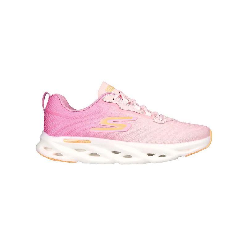 SKECHERS - Tenis Mujer Skechers Go Run Swirl Tech - Rosado-Blanco