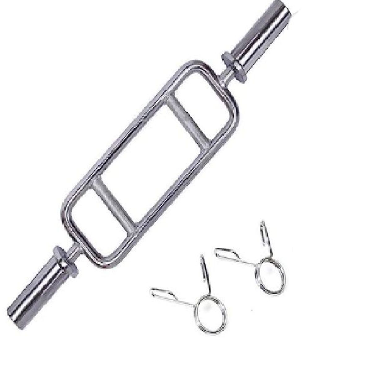 GENERICO - BARRA ROMANA OLÍMPICA 89CM CON SEGUROS