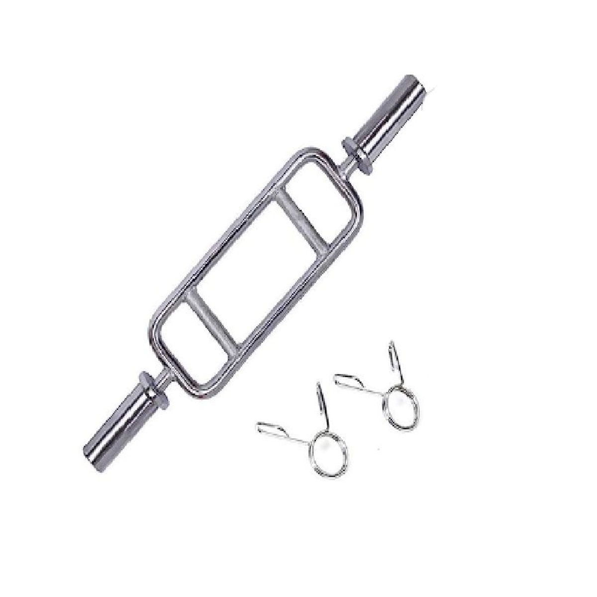 GENERICO - BARRA ROMANA OLÍMPICA 89CM CON SEGUROS