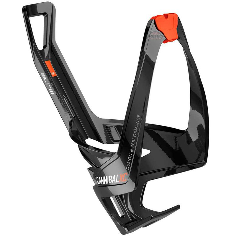 ELITE - Porta Caramañola Elite Cannibal Xc Negro/naranja  Ruta/Mtb.