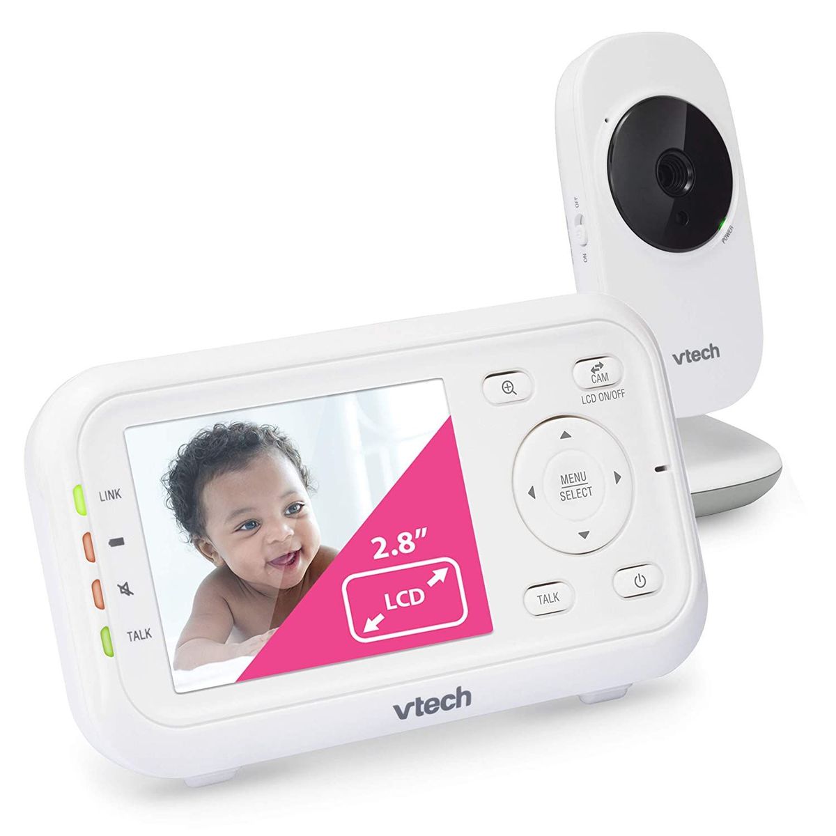 VTECH - Monitor Camara Bebe Vtech Vision Nocturna Sensor Temperatura