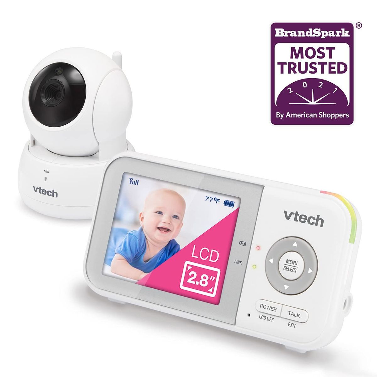 VTECH - Camara Monitor Para Bebe Vtech VM923 con Audio Sin WiFi Intercomunicador