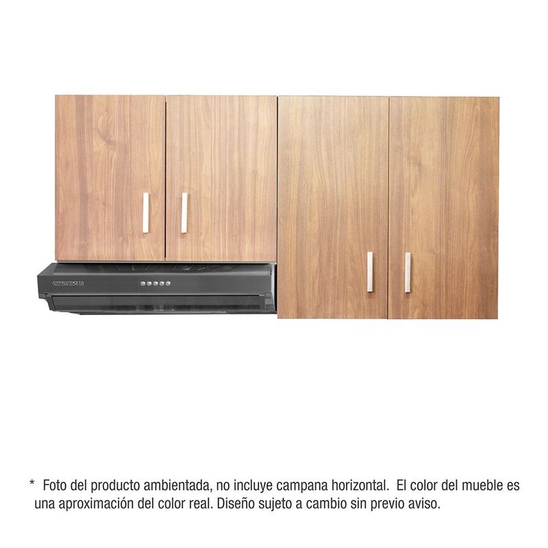 CHALLENGER - Mueble cocina superior Amber 120 cm 4 puertas Challenger