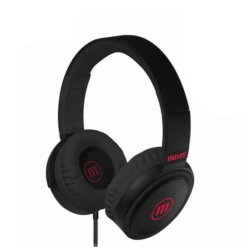 MAXELL - Audifono Hp-b52 Cmicrof Blkred Diadema Negra