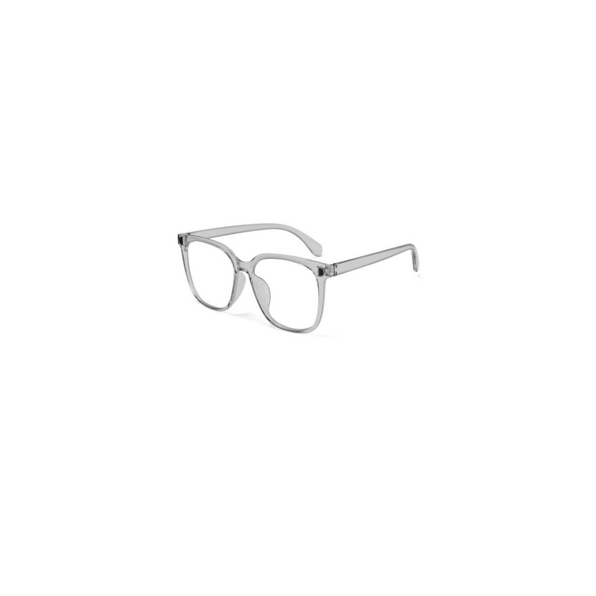 GENERICO - Montura marco Para gafas para lente formulado livianas Unisex Gris Traslucido