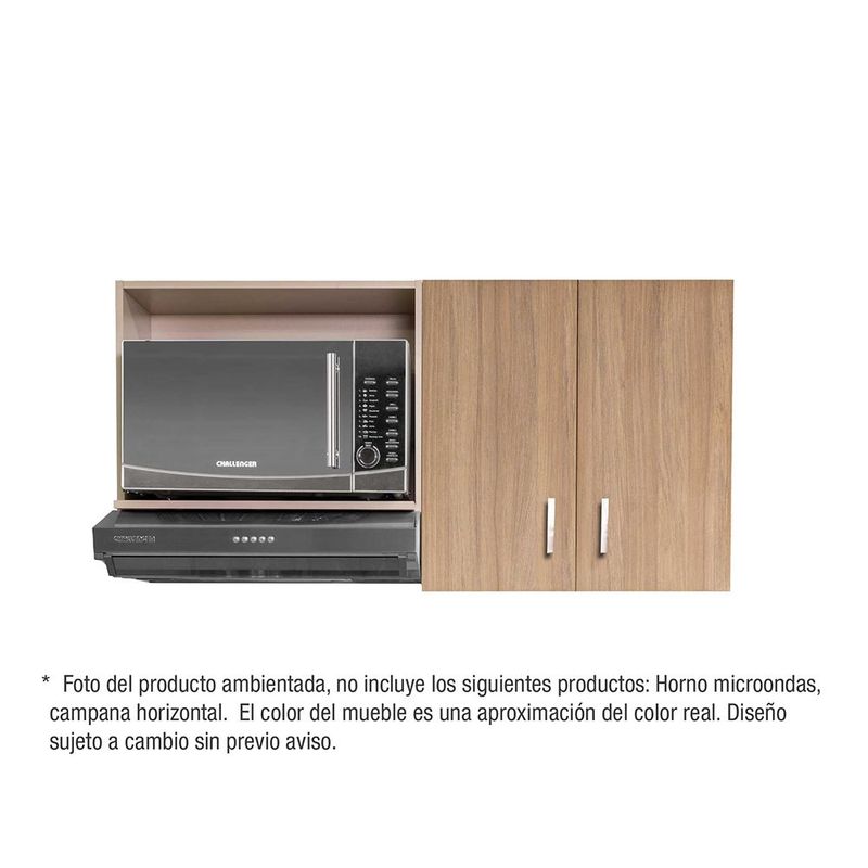 CHALLENGER - Mueble cocina superior Amber 120 cm 2 puertas Challenger