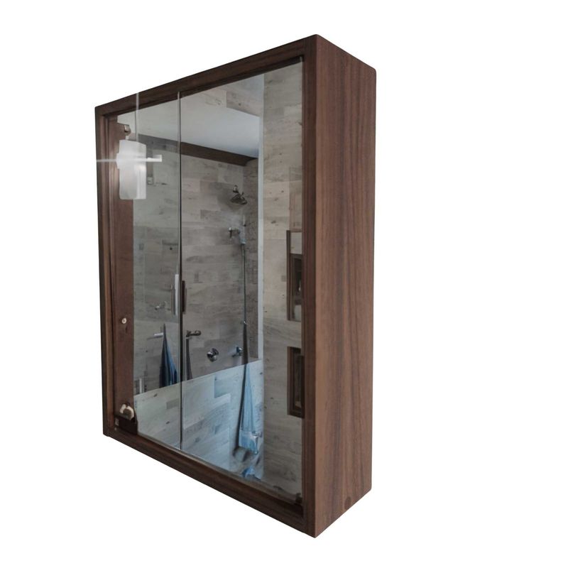 GENERICO - Gabinete De Baño 50x40 Espejo Botiquin Organizador