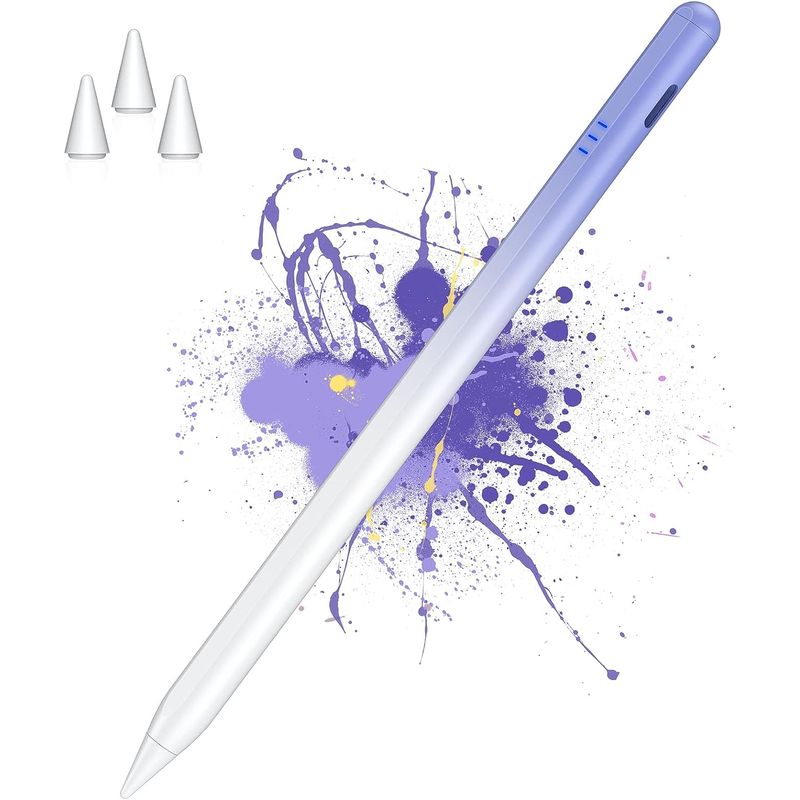 STYLE STARS - Lapiz Optico Stylus Pen 10 Gen Para iPad Rechazo Palma Magnético