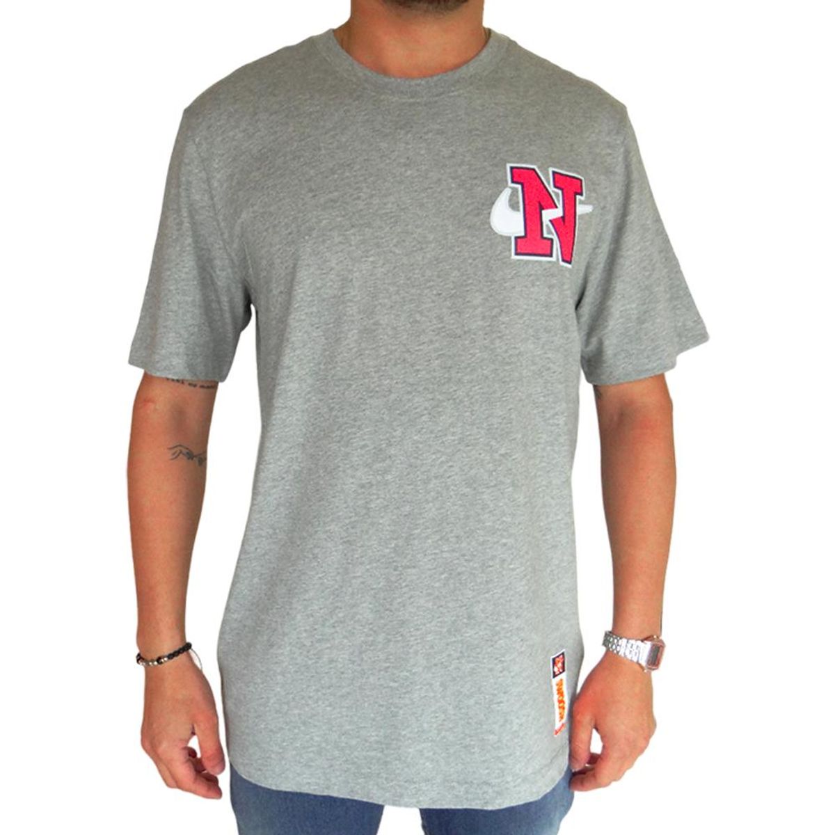 NIKE - Camiseta Nike Tee Pk3 Lbr-Gris