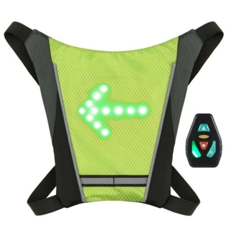 ONE PIXEL - Chaleco Led Reflectivo Con Control Remoto Bicicleta