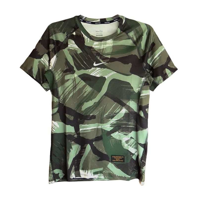 NIKE - Camiseta Nike Dri-Fit Slim Camo Aop-Verde_.