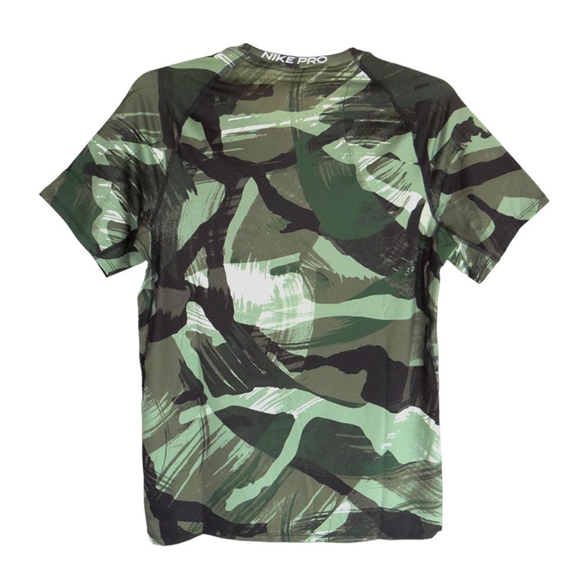 NIKE - Camiseta Nike Dri-Fit Slim Camo Aop-Verde