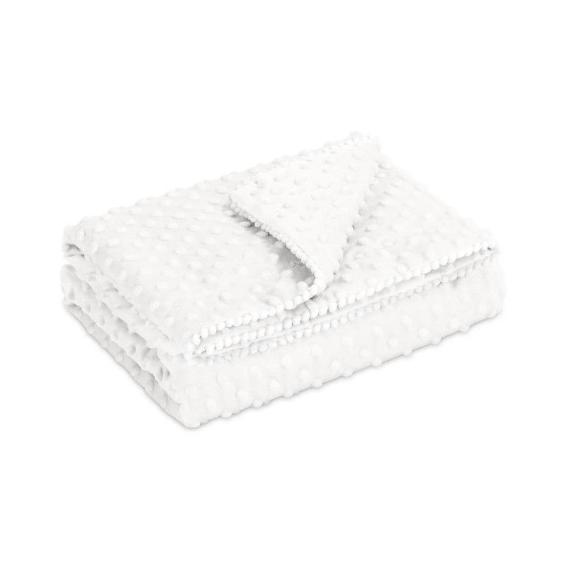 MOIS BABY - Cobija o Manta para Bebé en tela Burbuja Color Blanco