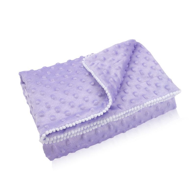 MOIS BABY - Cobija o Manta para Bebé en tela Burbuja Color Lila