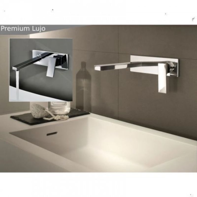 GENERICO - Griferia Lavamanos Monocontrol De Pared Linea De Lujo
