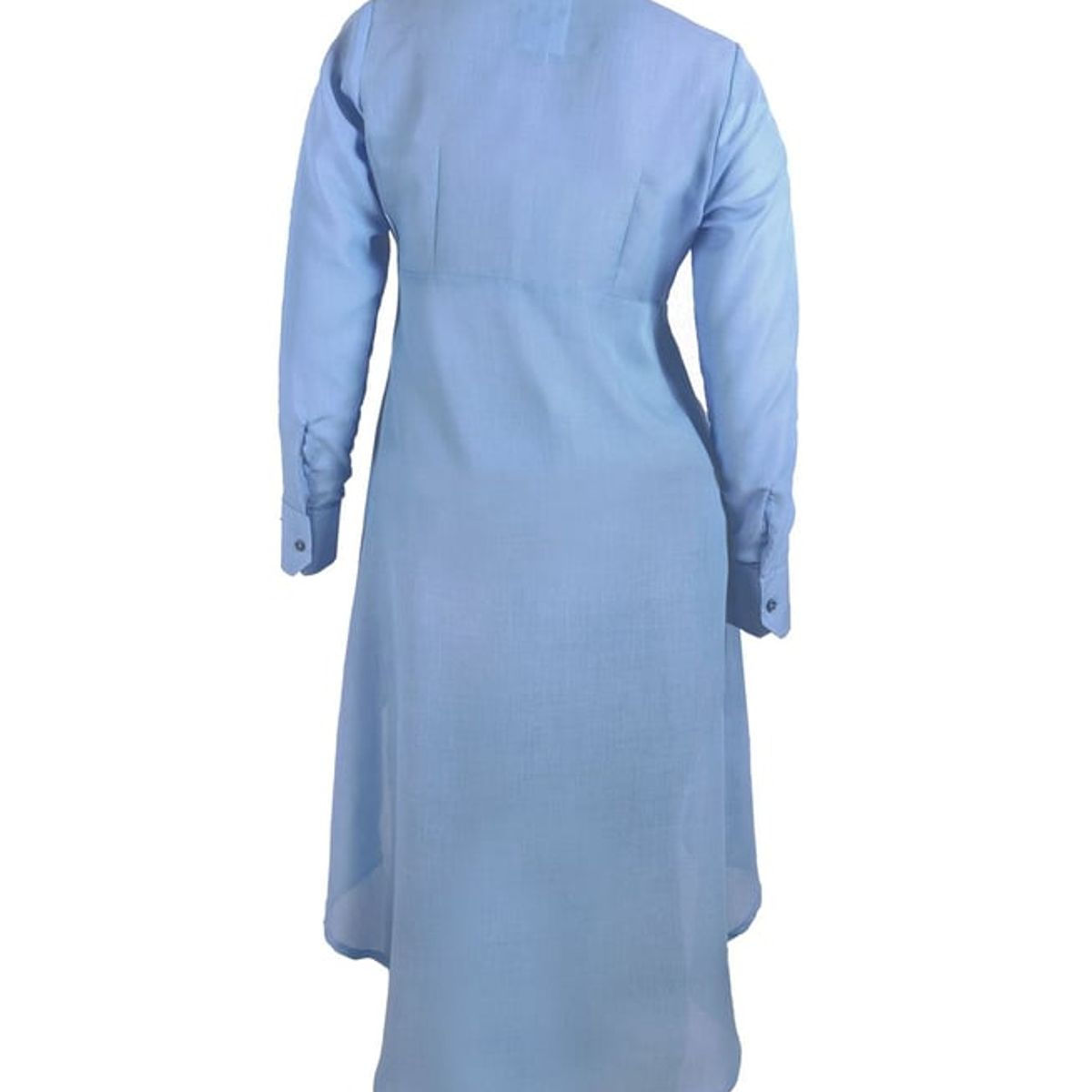 SON DOS - Blusón cola de pato en algodón con textura.