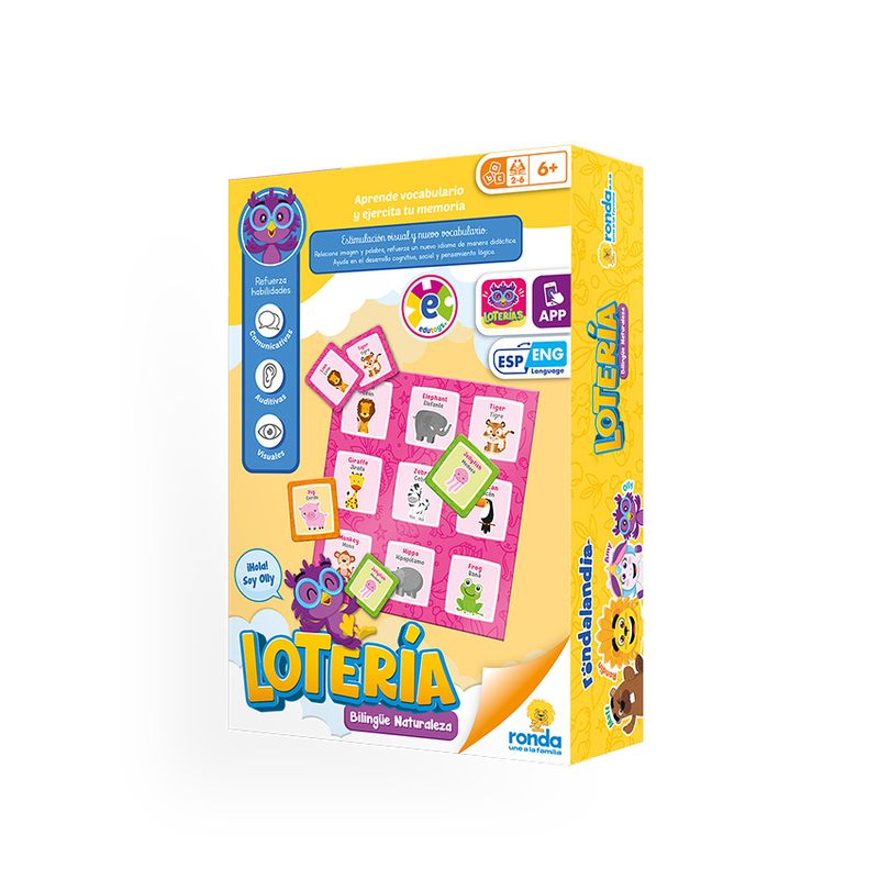 RONDA - JUEGOS DE MESA BILINGUE NATURALEZA - RONDA - MULTICOLOR