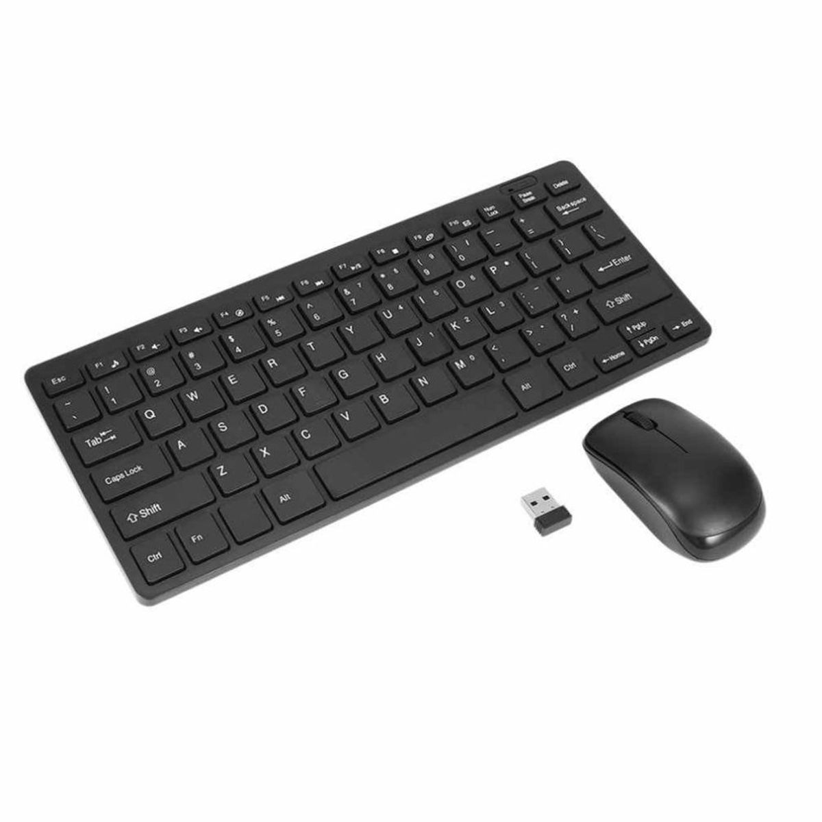 GENERICO - Combo Mini Teclado  Mouse Inalambrico  Protector Silicona K03