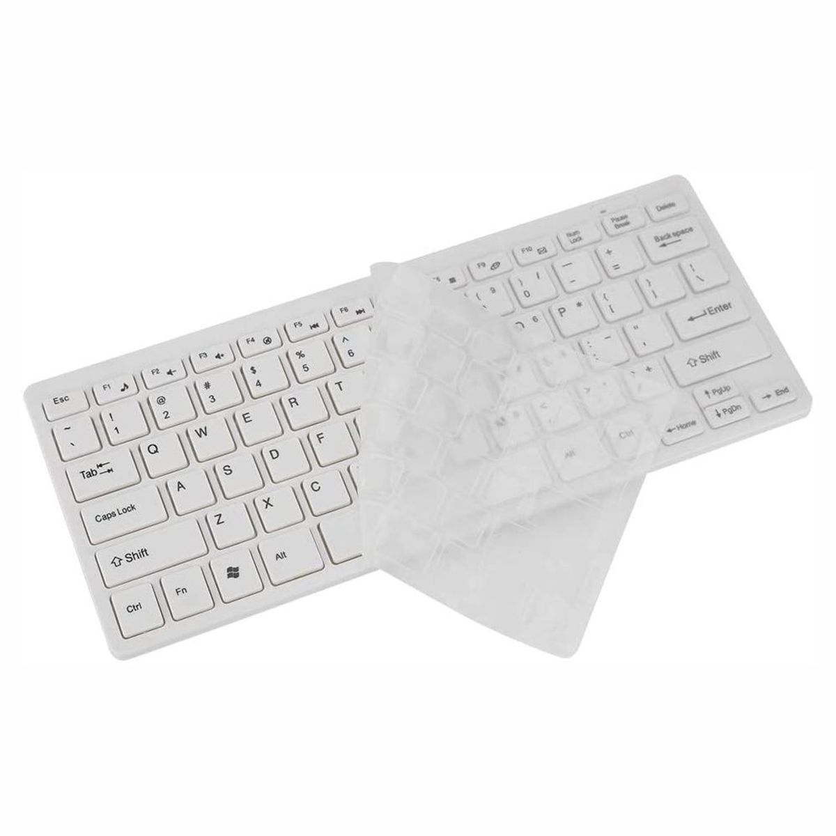 GENERICO - Combo Mini Teclado  Mouse Inalambrico  Protector Silicona K03