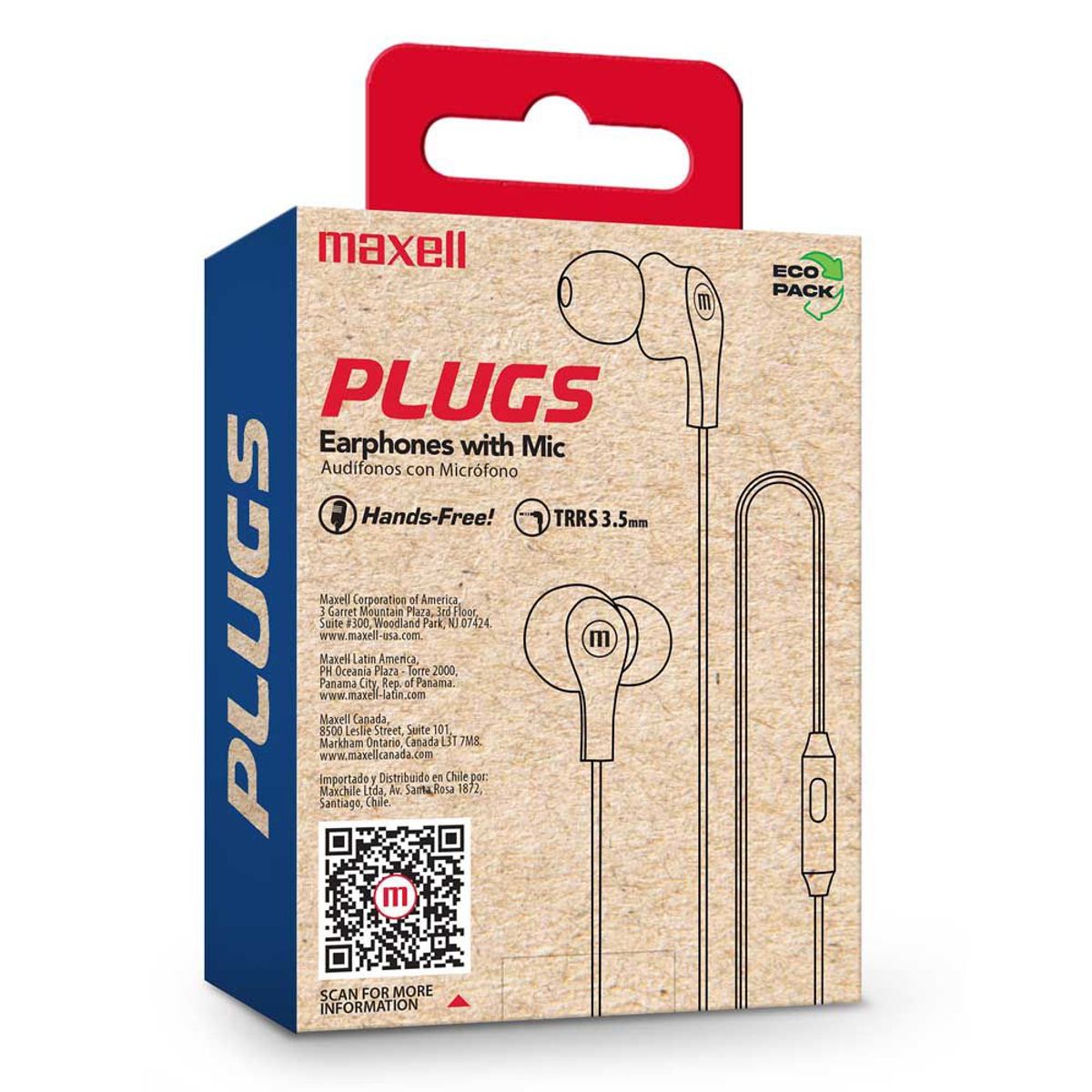 MAXELL - MAXELL AUDIFO EB95-MIC CMICROFONO NAVI