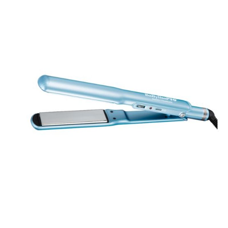 BABYLISS - Plancha Profesional 9558 Titanio Azul 1 ¼" Babyliss