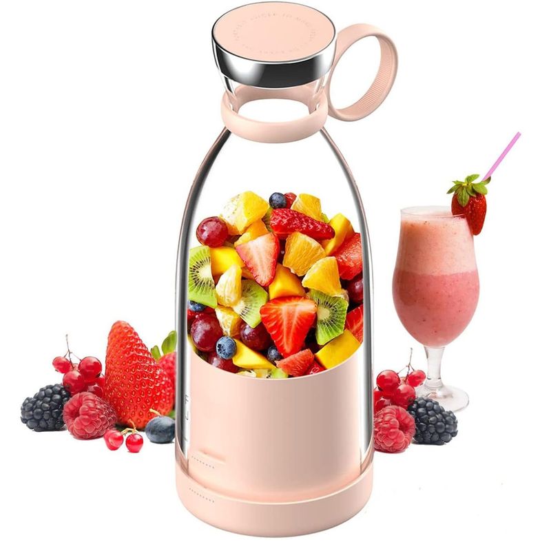 ONE PIXEL - Mini Licuadora Portatil Jugo Frutas Rosado ONE PIXEL.