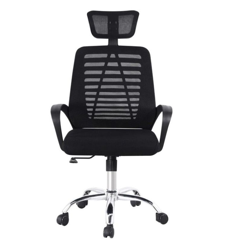 GENERICO - Silla De Oficina Escritorio Tela Malla Con Apoya Brazos Negra