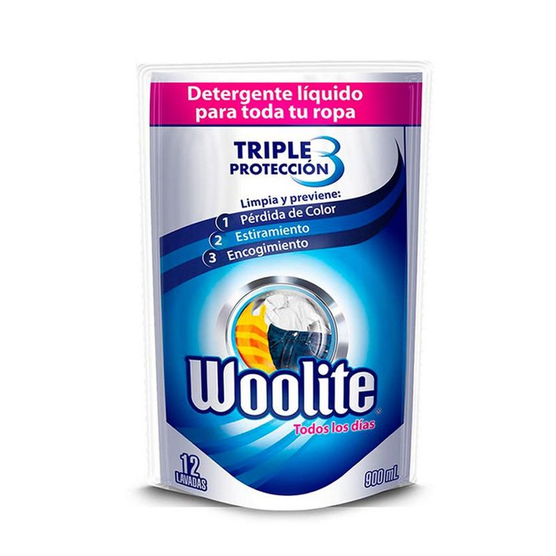 WOOLITE - Detergente líquido Woolite Todos los Dias 900ml