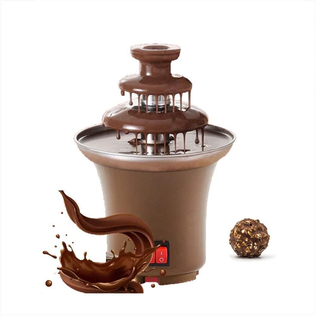 GENERICO - Fuente De Chocolate Mini De 3 Capas Fondue Fountain