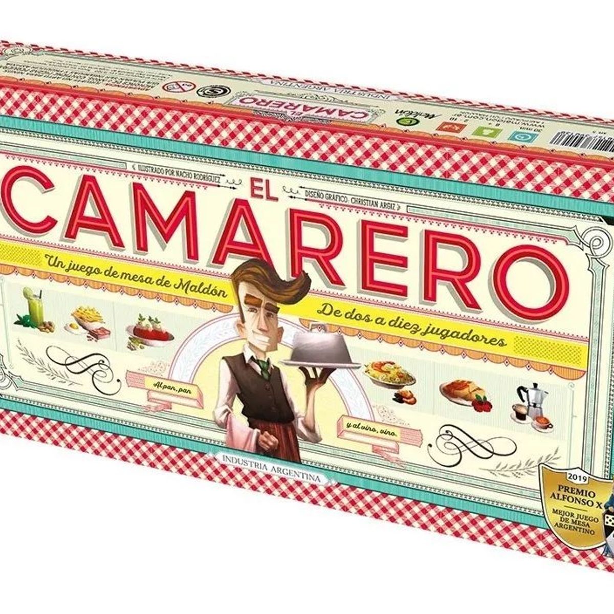 JUGANDO Y EDUCANDO - Juego De Mesa El Camarero Memoria Para Niños Y Adultos