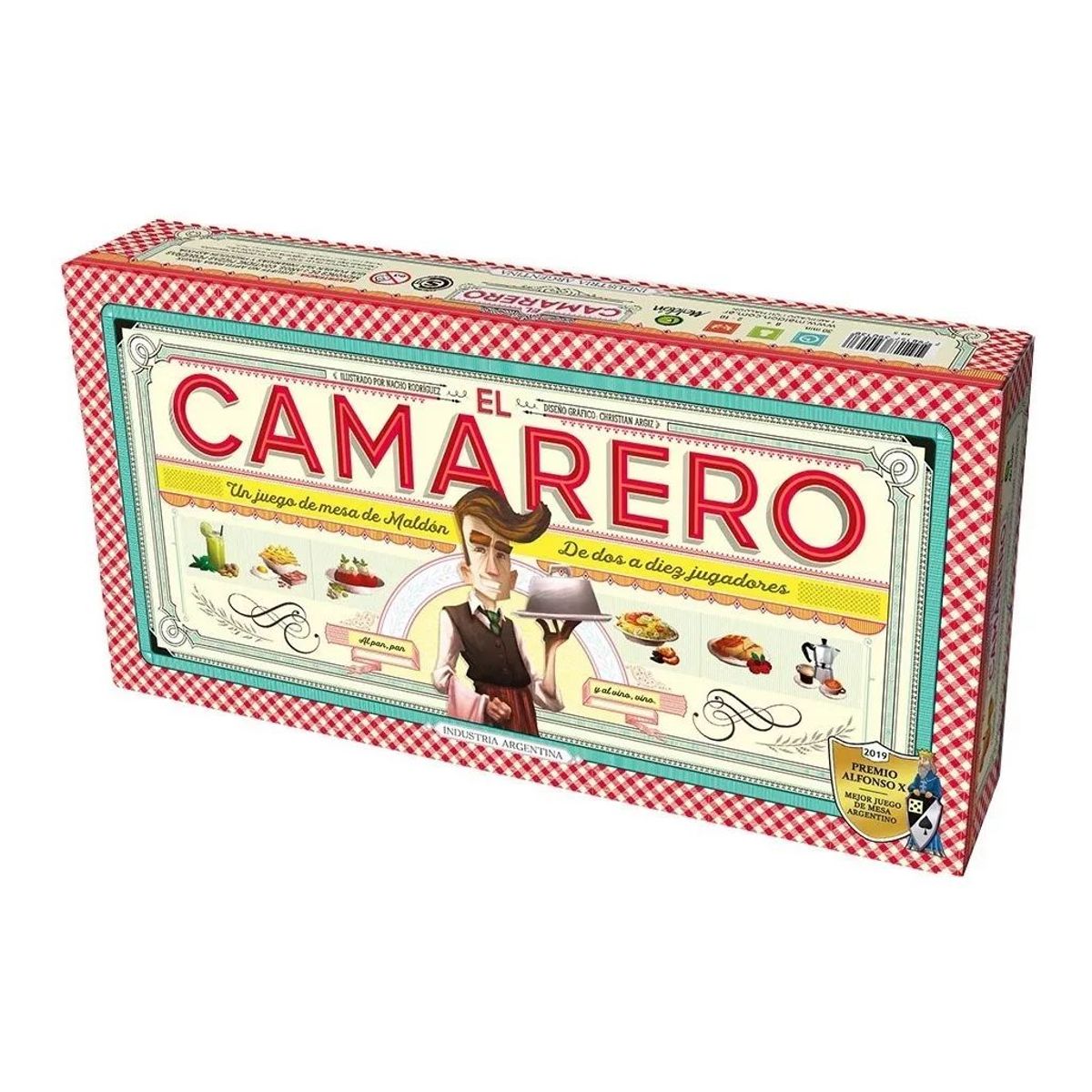 JUGANDO Y EDUCANDO - Juego De Mesa El Camarero Memoria Para Niños Y Adultos