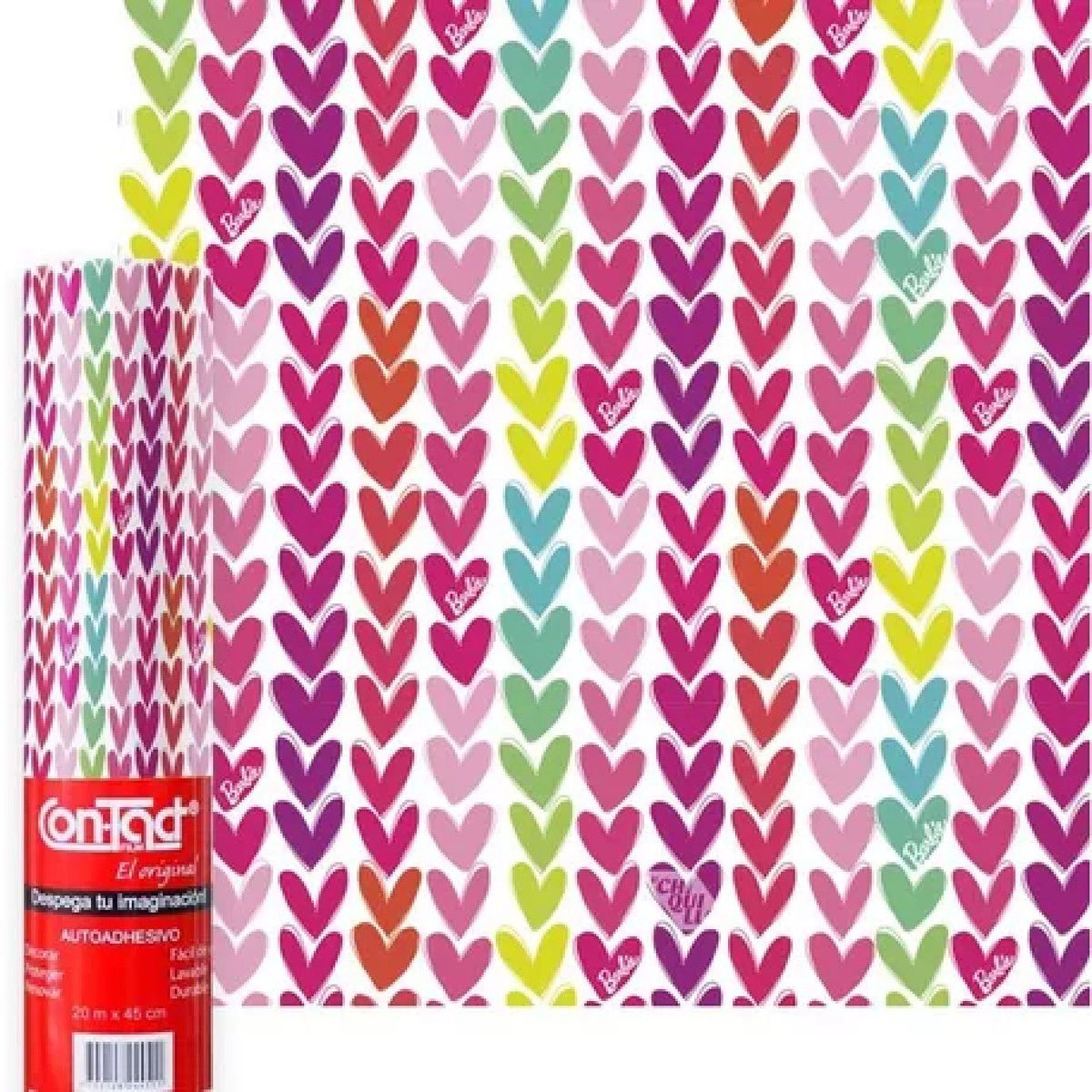 CONTACT - Aplique papel adhesivo BRILLO BARBIE 45 X 100CM CONTACT.