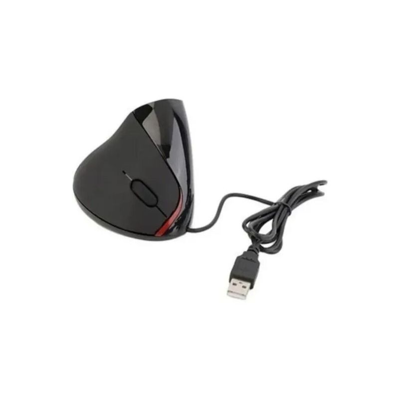 GENERICO - Mouse Ergonómico Vertical Alámbrico USB Con 5 Botones