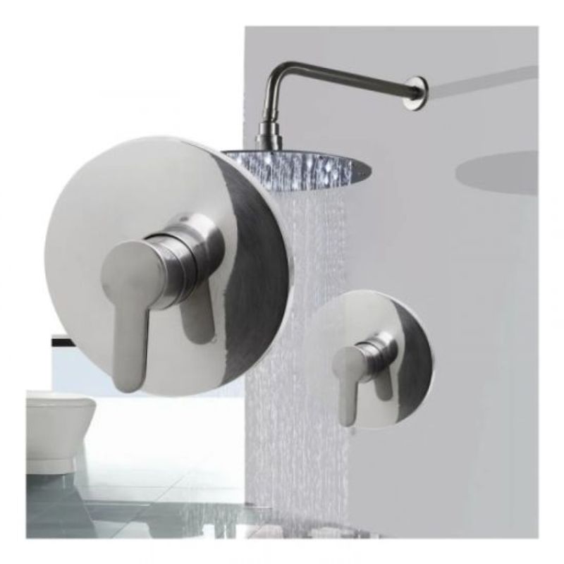 GENERICO - Mezclador Ducha En Acero -Cuerpo Interno Bronce Sin Ducha
