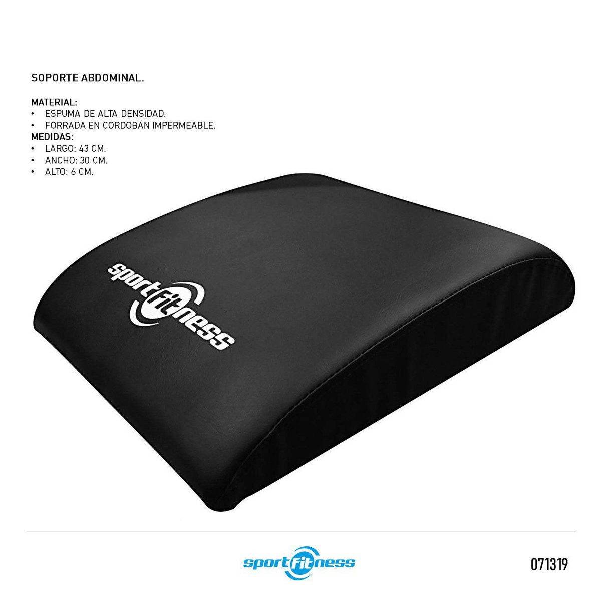 SPORT FITNESS - Soporte Lumbar Para Abdominales Cojín