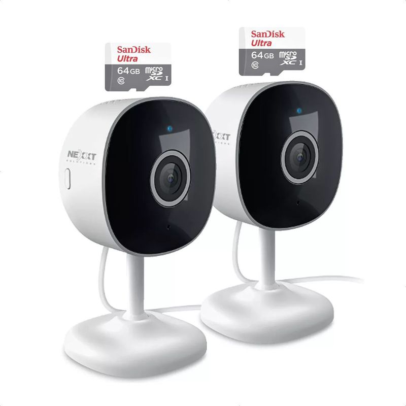 NEXXT SOLUTIONS - Cámara Seguridad Wifi Smart 2k Nexxt Nhc-i710 2pk  2x64gb