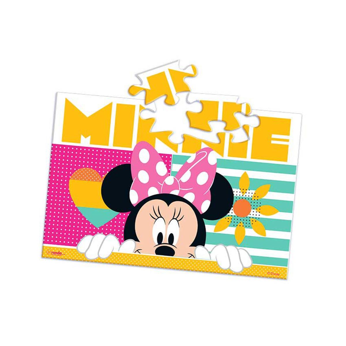 DISNEY - Rompecabezas X 25 Pzas Estandar Minnie Ronda